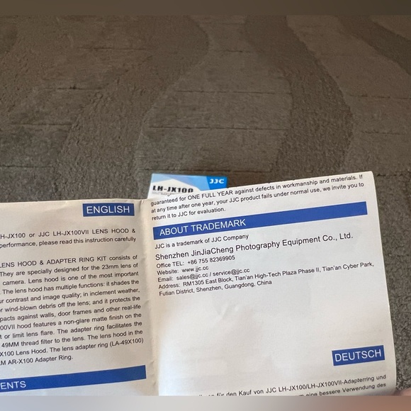 *6 for $10!* JJC LH-JX100 Black Lens Hood for Fujifilm X100V Camera Photography - Picture 15 of 15